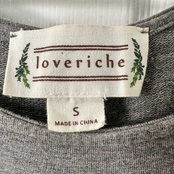 Loveriche Women's Gray Flutter Sleeve Dress – Size S - Picture 3 of 8